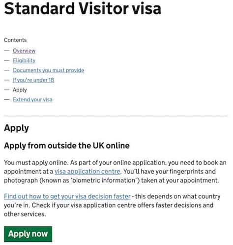 5 Steps To Uk Visitor Visa Application Form Online