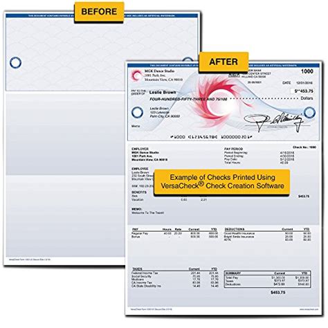 5 Templates For Versacheck Form 1000 Users