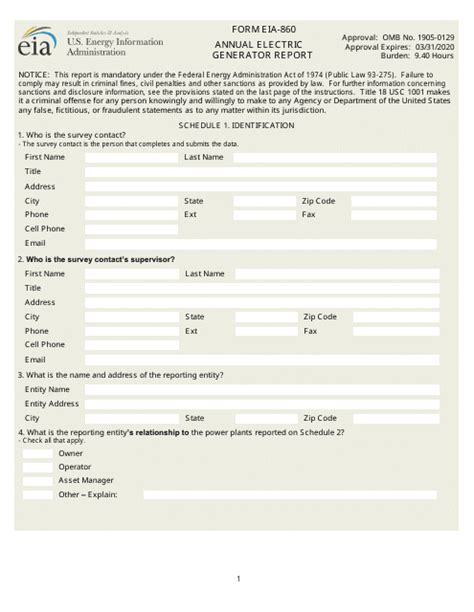 5 Things To Know About Form Eia-860