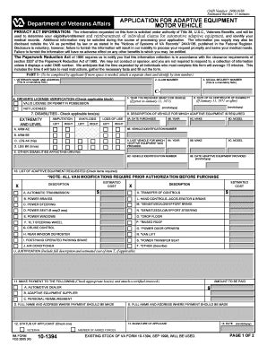 5 Things To Know About Va Form 10-1394