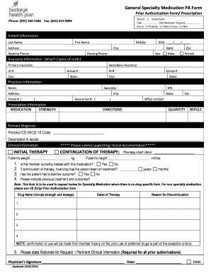 5 Tips For Buckeye Medicaid Prior Authorization Form