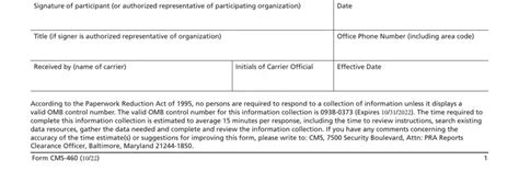 5 Tips For Completing Cms 460 Form