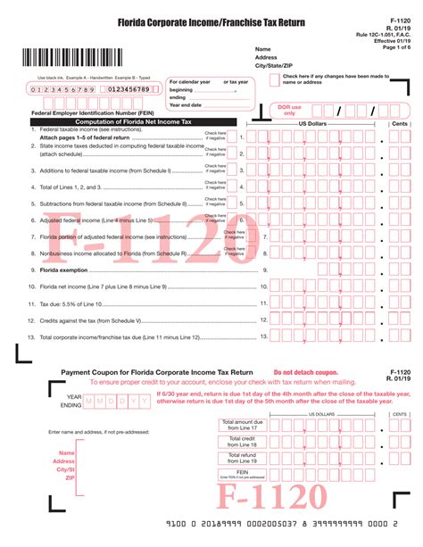 5 Tips For Filing Florida Form F 1120 Successfully