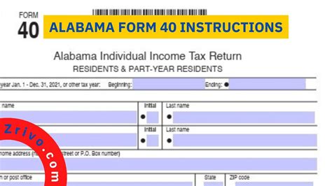 5 Tips For Filing Form 40 In Alabama