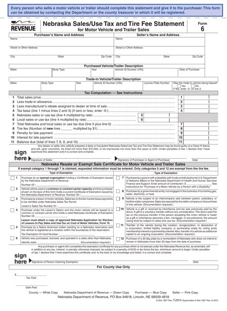 5 Tips For Filing Form 6 In Nebraska