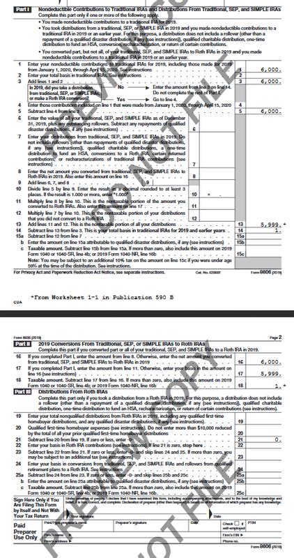 5 Tips For Filing Form 8606 With Freetaxusa