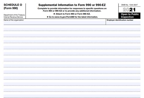 5 Tips For Filing Form 990 Ez Schedule O