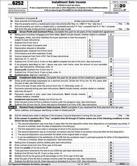 5 Tips For Filing Installment Sale Form 6252