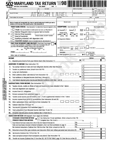 5 Tips For Filing Maryland Tax Form 502