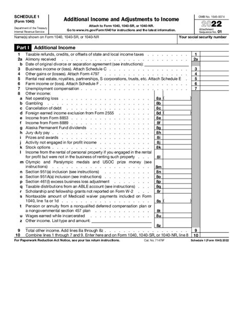 5 Tips For Filing Schedule 1 Form 1040