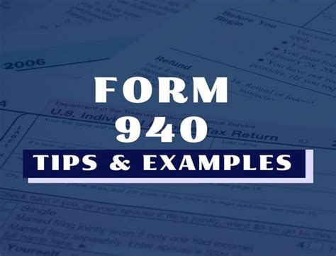 5 Tips For Filing The 940 Form For 2017