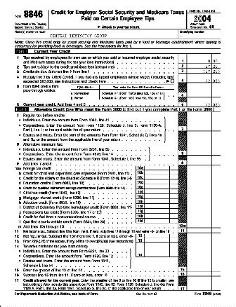 5 Tips For Filing Tip Credit Form 8846