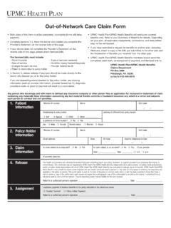 5 Tips For Filing Upmc Out Of Network Claim Form