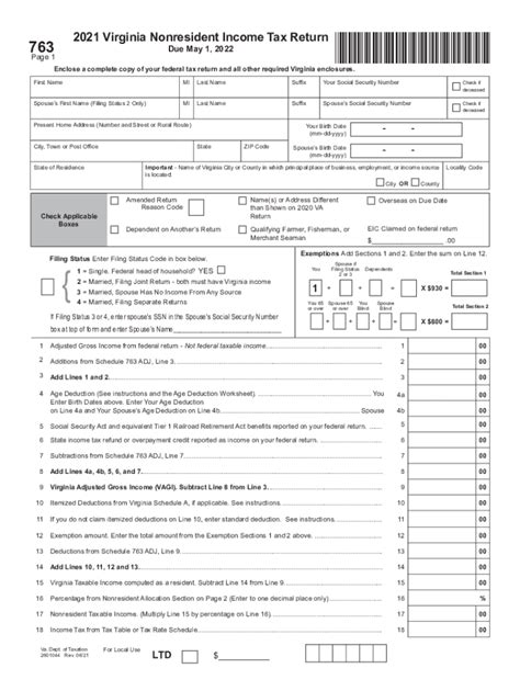 5 Tips For Filing Virginia Form 763 Successfully