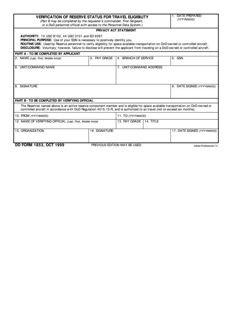 5 Tips For Filling Out Dd Form 1853