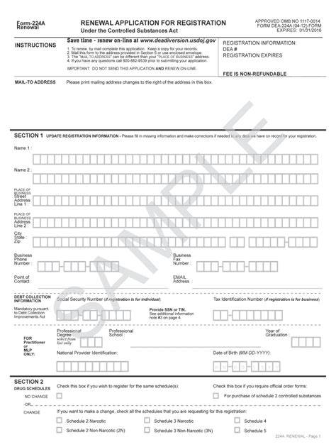 5 Tips For Filling Out Dea Form 224a