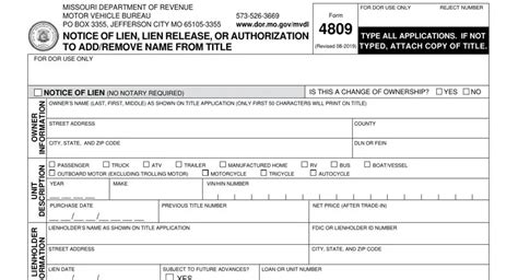 5 Tips For Filling Out Missouri Form 4809