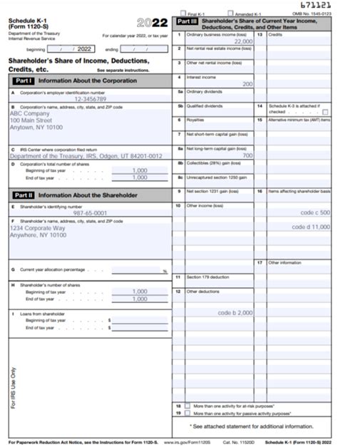 5 Tips For Form 1120 Schedule K Instructions