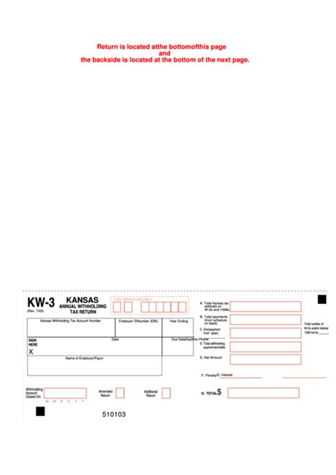 5 Tips For Kansas Form Kw 3 Filing