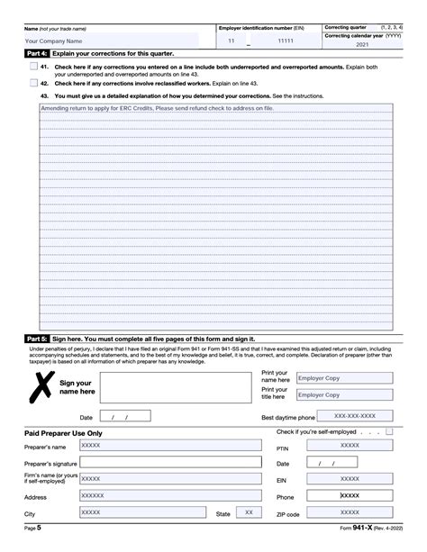 5 Tips For Mailing Form 941-X Correctly