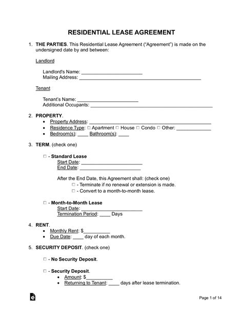 5 Tips For Simple Lease Agreement Forms