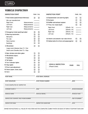 5 Tips For Turo Inspection Form Success