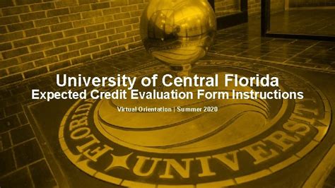 5 Tips For Ucf Credit Evaluation Form