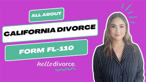 5 Tips To Complete California Divorce Form Fl 110