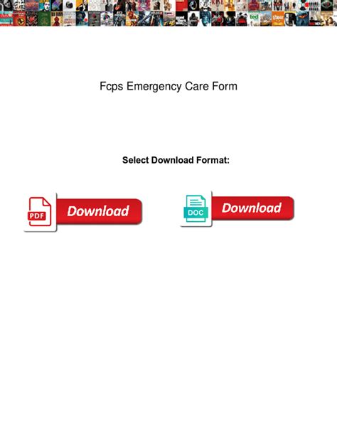 5 Tips To Complete Fcps Emergency Care Form