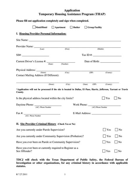 5 Tips To Fill Out A Hoe Application Form