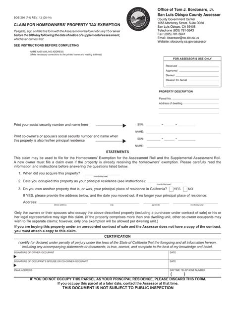 5 Tips To Fill Out Boe 266 Form Correctly