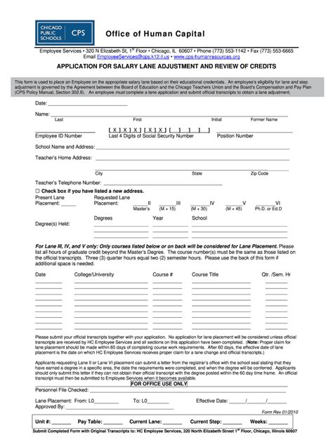 5 Tips To Fill Out Cps Lane Change Form