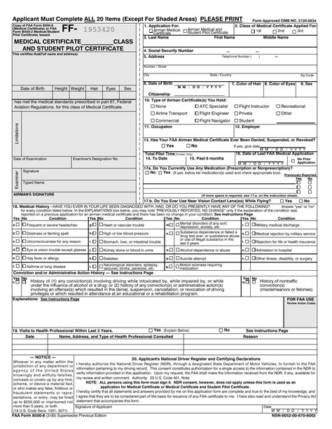 5 Tips To Fill Out Faa Form 8500-8