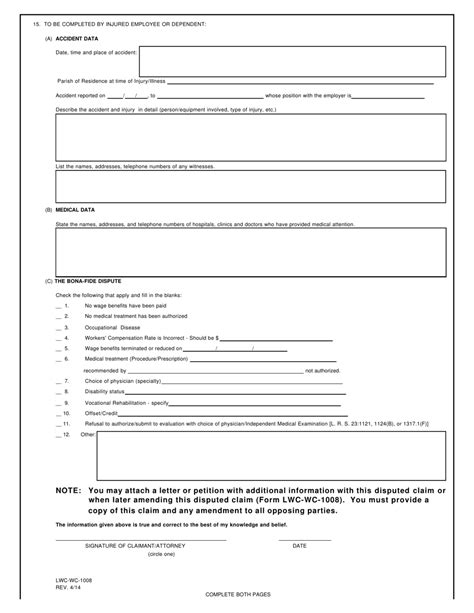 5 Tips To Fill Out Louisiana Workers Compensation Form 1008