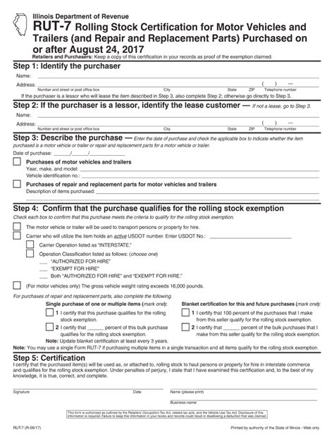 5 Tips To Fill Out Rut 7 Form Illinois