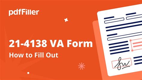 5 Tips To Fill Va Form 21-4138 Correctly