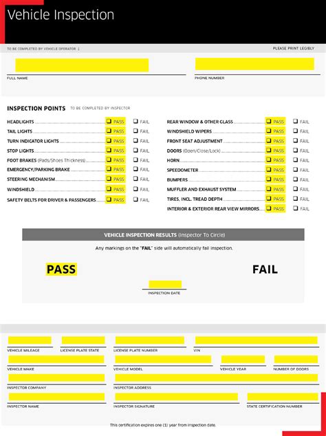 5 Tips To Pass California Uber Inspection Form