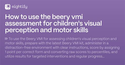 5 Ways Beery Vmi Short Form Explained