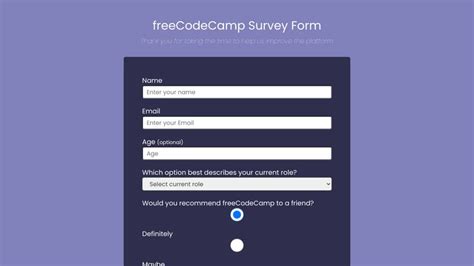 5 Ways To Add Background Image To Freecodecamp Survey Form