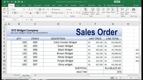 5 Ways To Boost Sales With Excel Order Form Template