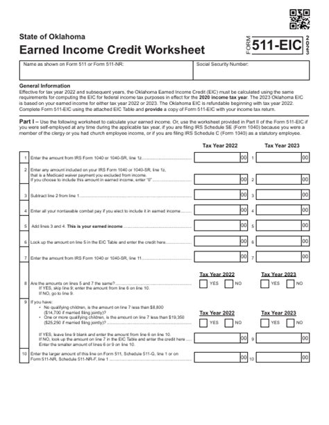 5 Ways To Claim Eic On Form 511