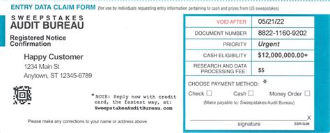 5 Ways To Claim Sweepstakes Audit Bureau Entry Data