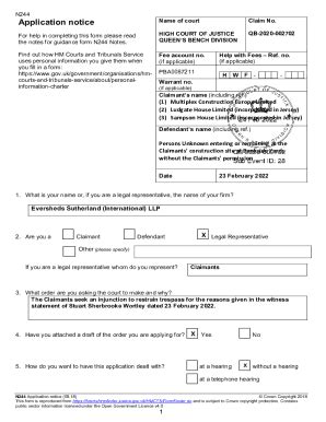 5 Ways To Complete A Court N244 Form