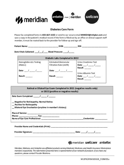 5 Ways To Complete A Meridian Authorization Form