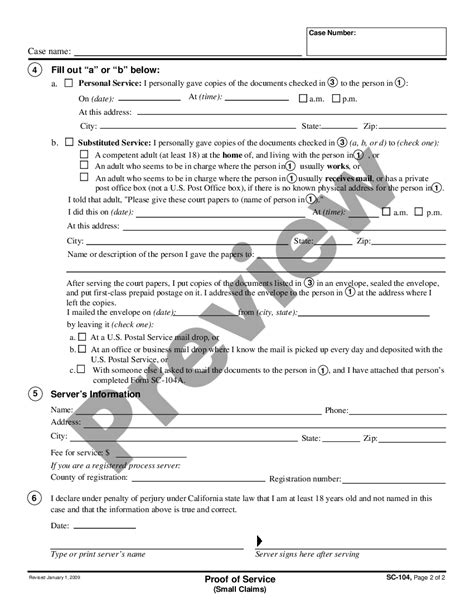 5 Ways To Complete A Proof Of Service Form In California Family Law