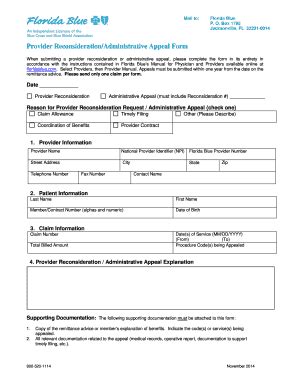 5 Ways To Complete Bcbs Of Florida Reconsideration Form