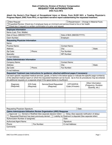 5 Ways To Complete Dwc Rfa Form Successfully