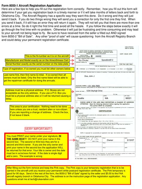 5 Ways To Complete Faa Form 8050-1 Correctly