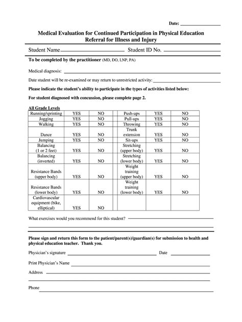 5 Ways To Complete Fcps Physical Form