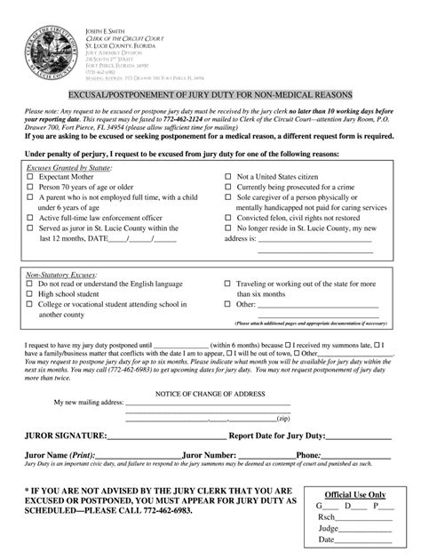 5 Ways To Complete Jury Duty Exempt Form